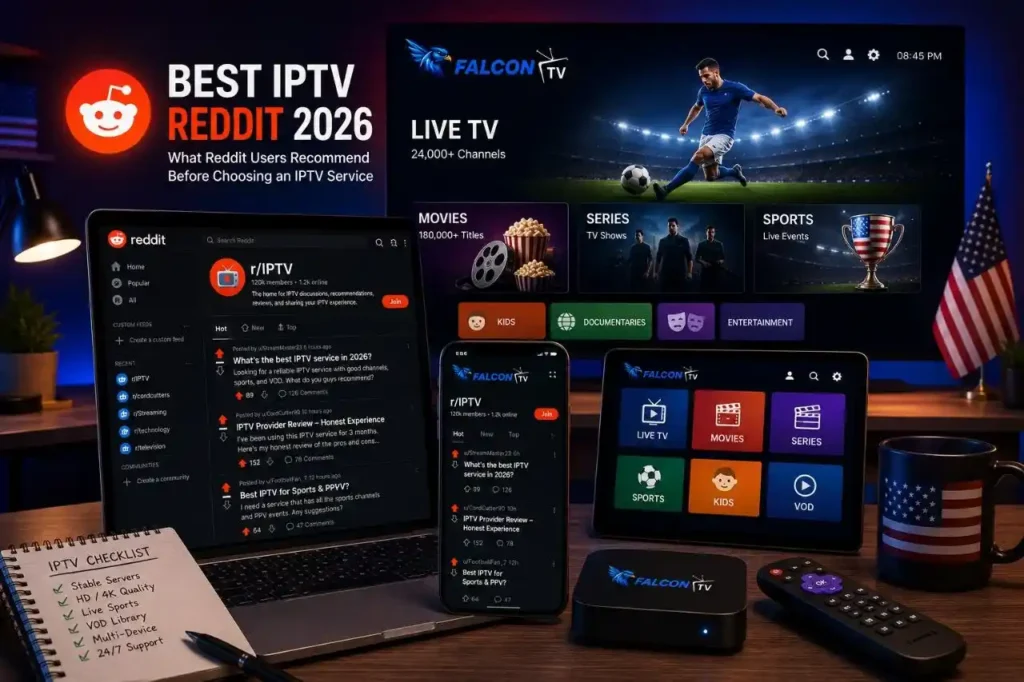 Best IPTV Reddit 2026 | Top IPTV Recommendations & Falcon TV